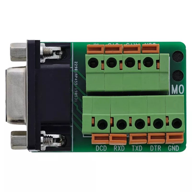 InLine 92501A juhtmepistik Klemmplokk / D-Sub 9 Must, Roheline