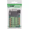 InLine 92501A juhtmepistik Klemmplokk / D-Sub 9 Must, Roheline