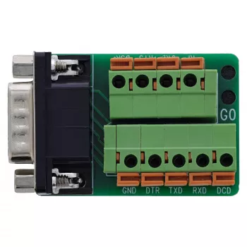 InLine 92501B juhtmepistik Klemmliist / D-Sub 9 Must, Roheline