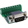 InLine 92501D juhtmepistik Klemmiplokk / D-Sub 9 Must, Roheline
