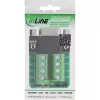 InLine 92501E juhtmeühendus Klemmiplokk / D-Sub 9 Must, Roheline