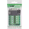 InLine 92501F juhtmepistik Klemmiplokk / D-Sub 9 Must, Roheline