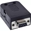 InLine 92501G juhtmepistik Klemmiplokk / D-Sub 9 Must