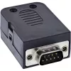 InLine 92501I juhtmeühendus Klemmiplokk / D-Sub 9 Must