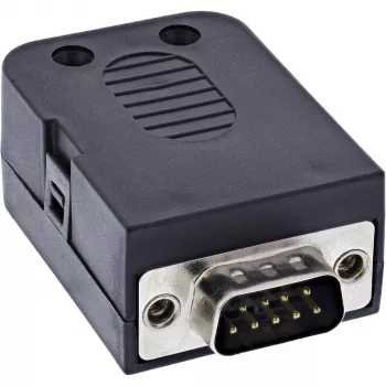 InLine 92501I juhtmeühendus Klemmiplokk / D-Sub 9 Must