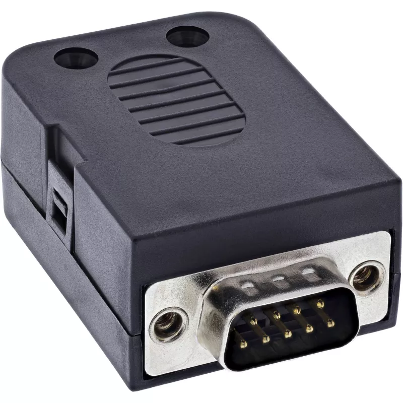 InLine 92501I juhtmeühendus Klemmiplokk / D-Sub 9 Must