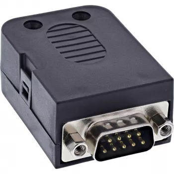 InLine 92501J juhtmeühendus Klemmliist / D-Sub 9 Must