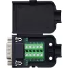 InLine 92501J juhtmeühendus Klemmliist / D-Sub 9 Must
