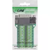 InLine 92502B juhtmepistik Terminaliplokk / D-Sub 15 Must, Roheline