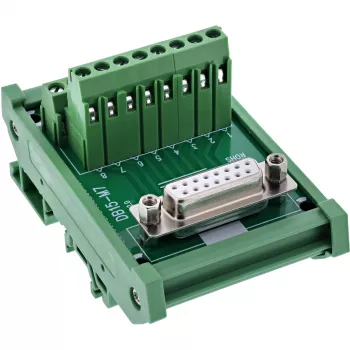 InLine 92502C juhtmepistik Terminalplokk / D-Sub 15 Roheline