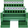 InLine 92502C juhtmepistik Terminalplokk / D-Sub 15 Roheline