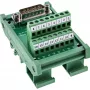 InLine 92502D juhtmepistik Klemmplokk / D-Sub 15 Roheline
