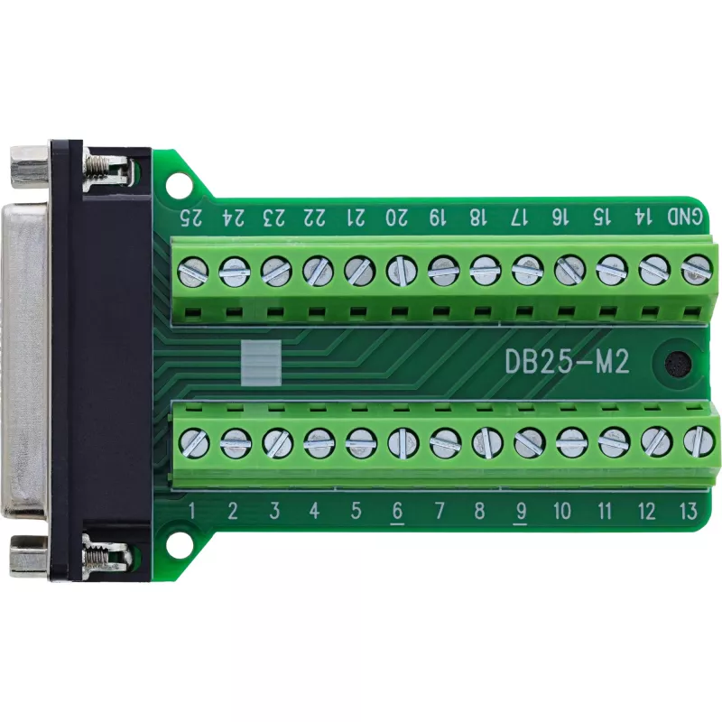 InLine 92502E juhtmepistik Terminaliplokk / D-Sub 25 Roheline