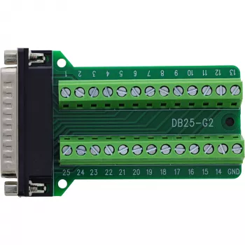 InLine 92502F juhtmepistik Terminaliplokk / D-Sub 25 Roheline
