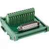 InLine 92502I juhtmeühendus Klemmplokk / D-Sub 25 Roheline
