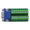 InLine 92503A juhtmepistik Klemmiplokk, VGA (HD15) Sinine, Roheline