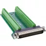 InLine 92502J juhtmepistik Klemmiplokk / D-Sub 37 Must, Roheline