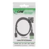 InLine 92504D juhtmeühendus Micro USB / klemmiplokk, 5 kontaktiga Must, Roheline