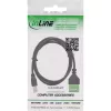 InLine 92504I juhtmeühendaja USB-B / Klemmiplokk, 5-kontaktiline Must, Roheline