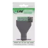 InLine 92504K juhtmeadapter 3,5 mm 4-kontaktiline pistikupesa TRRS / klemmliist 4 klemmi Must, Roheline