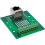 InLine 92505A juhtmepistik RJ45 8P8C / Klemmiplokk 9 klemmi Roheline