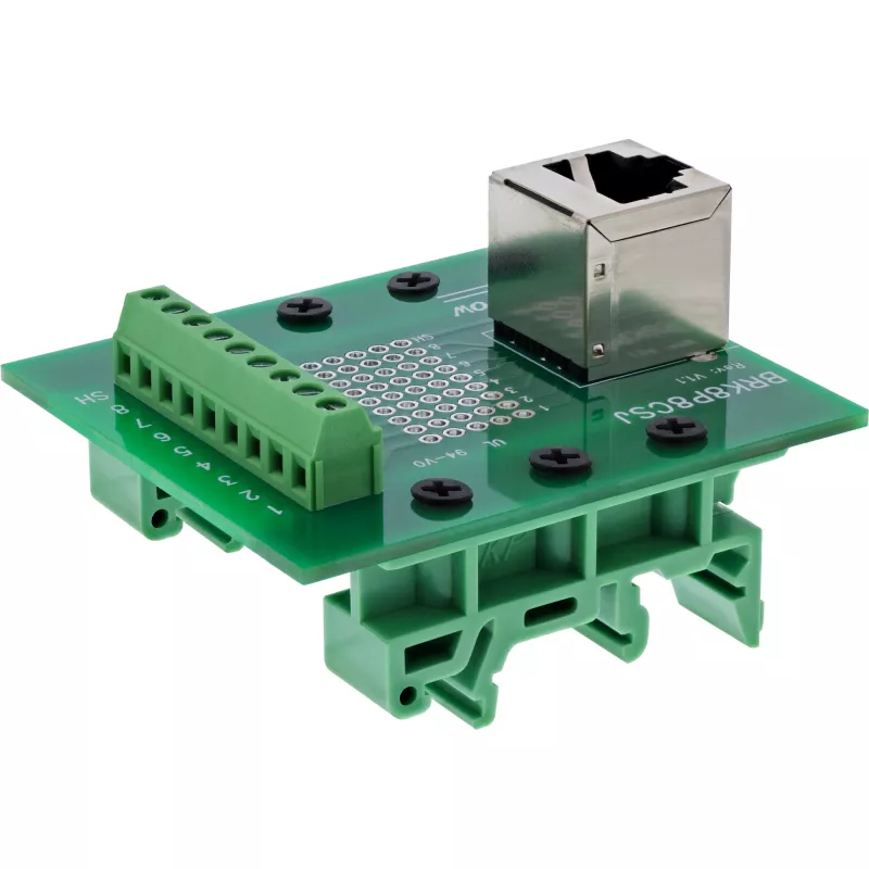 InLine 92505A juhtmepistik RJ45 8P8C / Klemmiplokk 9 klemmi Roheline