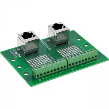 InLine 92505D juhtmepistik 2x RJ45 8P8C / 2x klemmiplokk 9 klemmi roheline