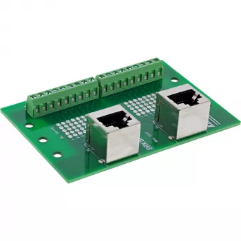 InLine 92505D juhtmepistik 2x RJ45 8P8C / 2x klemmiplokk 9 klemmi roheline