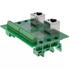 InLine 92505D juhtmepistik 2x RJ45 8P8C / 2x klemmiplokk 9 klemmi roheline