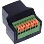 InLine 92505E juhtmepistik RJ45 8P8C / klemmiplokk, 8-kontaktiline must