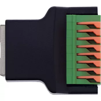 InLine 92505E juhtmepistik RJ45 8P8C / klemmiplokk, 8-kontaktiline must