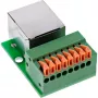 InLine 92505F juhtmepistik RJ45 Cat.5e 8P8C / klemmiplokk, 8 kontaktiga, roheline