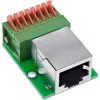 InLine 92505F juhtmepistik RJ45 Cat.5e 8P8C / klemmiplokk, 8 kontaktiga, roheline