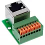 InLine 92505G juhtmepistik RJ45 Cat.5e 8P8C / Klemmiplokk, 8-kontaktiline Roheline