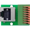 InLine 92505G juhtmepistik RJ45 Cat.5e 8P8C / Klemmiplokk, 8-kontaktiline Roheline