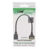 InLine 92505H juhtmepistik RJ45 Cat.5e 8P8C / klemmplokk, 8 kontaktiga Must