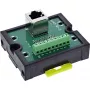 InLine 92505J juhtmepistik RJ45 8P8C / klemmiplokk, 9 kontaktiga, must, roheline