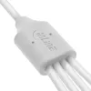 InLine 35142W USB-kaabel USB 2.0 2 m USB A 4 x USB-C Valge