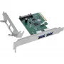 InLine 76666N liidesekaardid/adapterid Sisemine USB 3.2 Gen 2 (3.1 Gen 2)