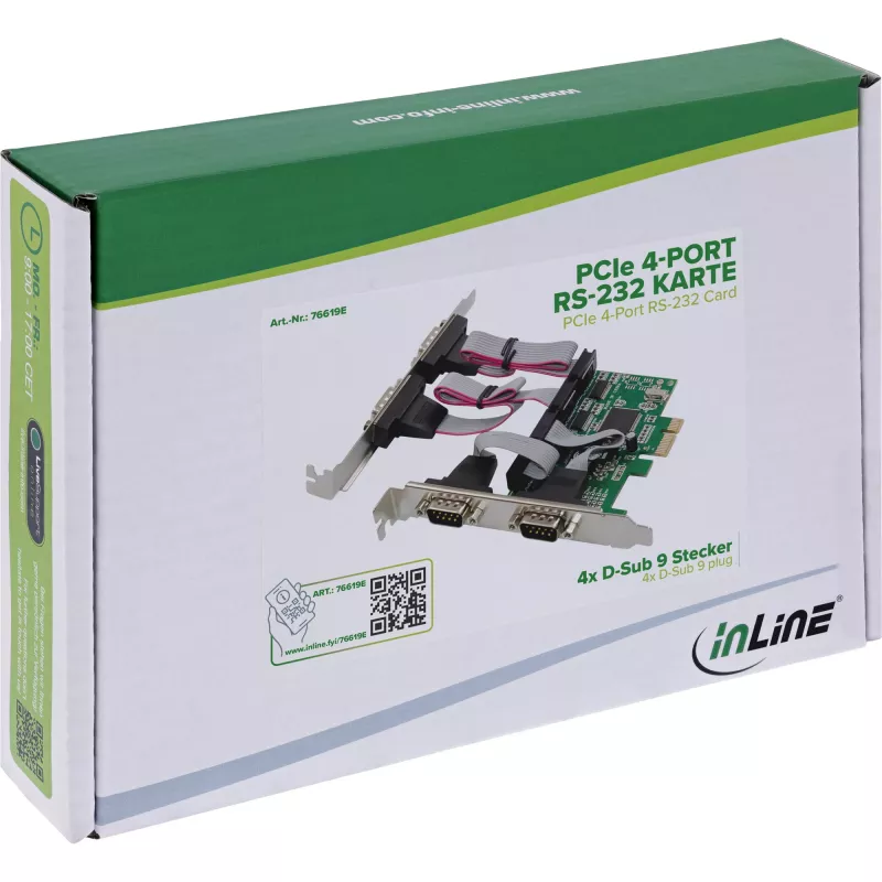 Liidese adapter InLine 76619E — jada-/paralleelliidese tarvik