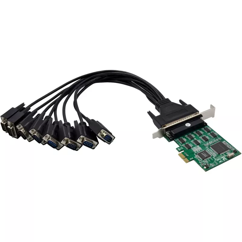 InLine 76660Z 8-pordiline RS-232 PCIe jadakaart