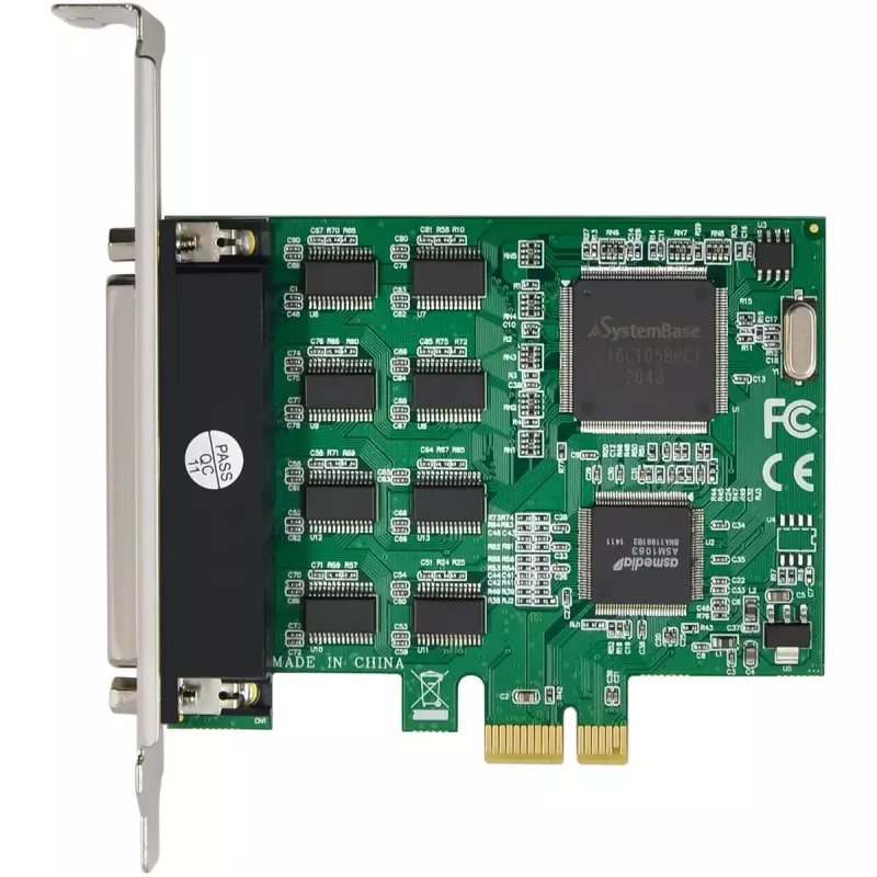 InLine 76660Z 8-pordiline RS-232 PCIe jadakaart