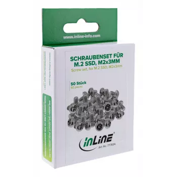 Kinnituskomplekt InLine 77783A – tarvikukomplekt arvutikomponentide kinnitamiseks