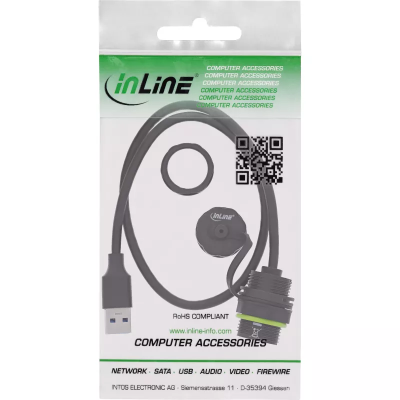 USB soovahetusadapter InLine 69927S — USB A emane USB A emasele