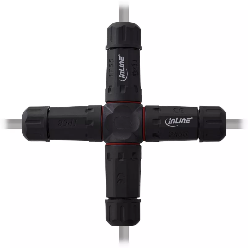 Toitepistiku adapter InLine 69927V — võrguadapter rahvusvahelistele pistikupesadele