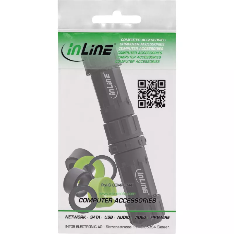 Toitepistiku adapter InLine 69927W – kompaktne võrguadapter Euroopa pistikupesadele