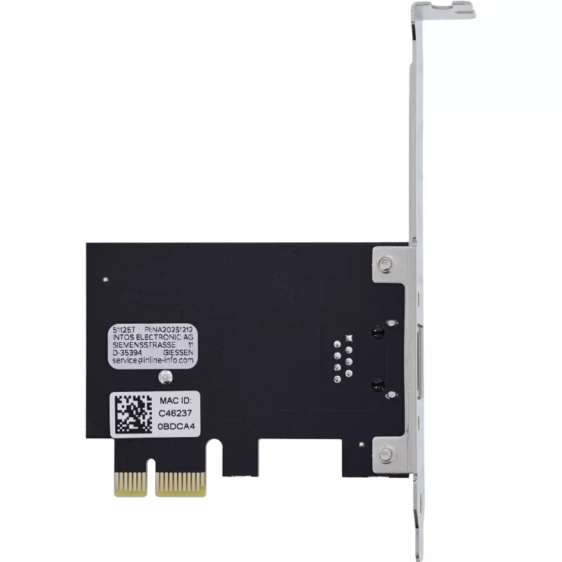 InLine 51125T võrgukaart sisemine Ethernet 2500 Mbit/s