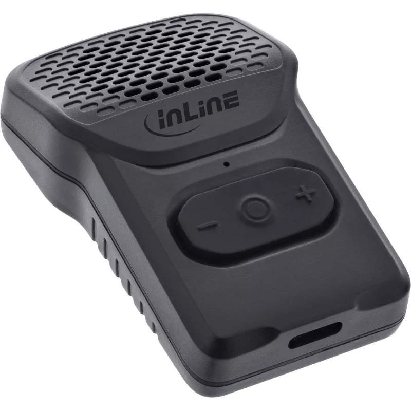 Mono kaasaskantav kõlar InLine 55383 — Must, draiver 2,8 cm, Bluetooth 2,4 GHz (ulatus 10 m)