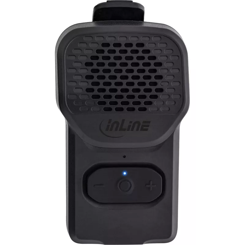Mono kaasaskantav kõlar InLine 55383 — Must, draiver 2,8 cm, Bluetooth 2,4 GHz (ulatus 10 m)