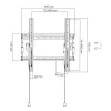 InLine 23101B telerikinnitus/alus 177,8 cm (70 tolli) must